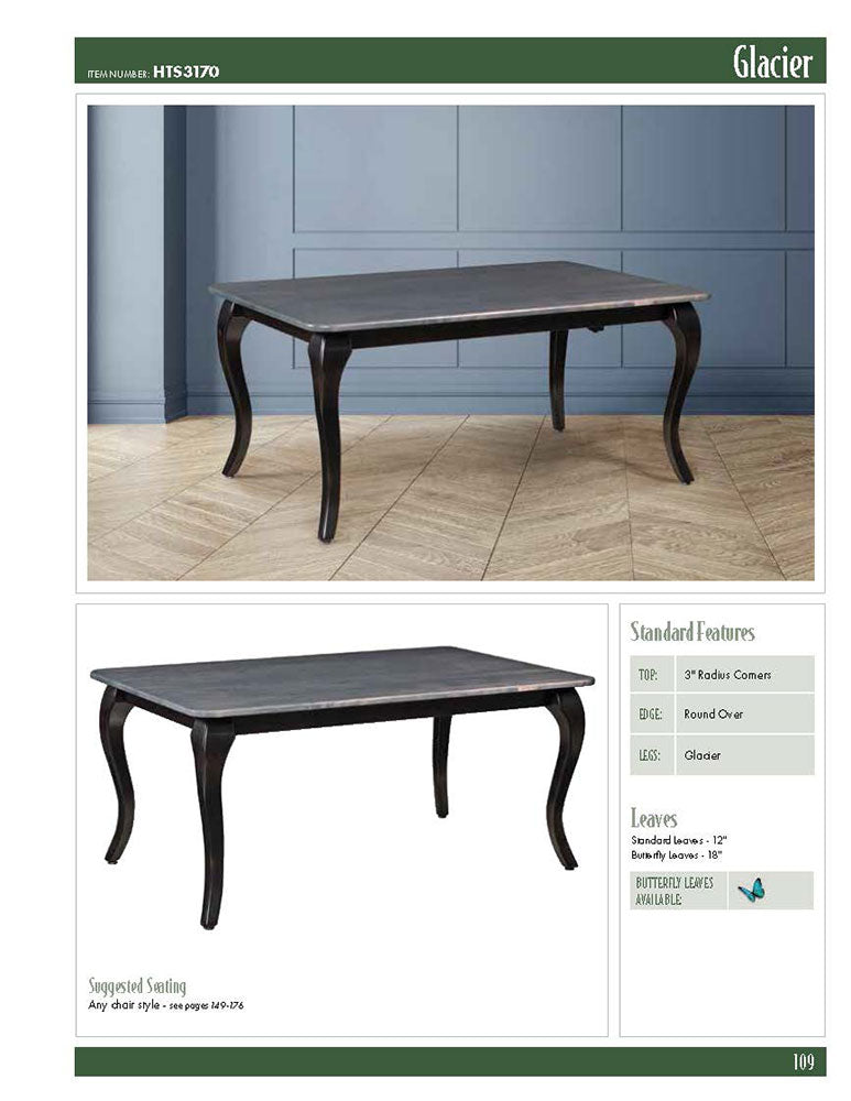 Glacier Leg Table