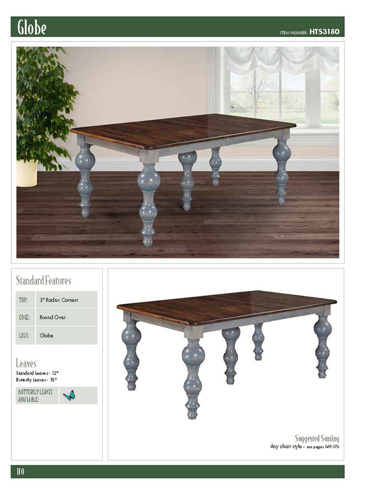 Globe Leg Table
