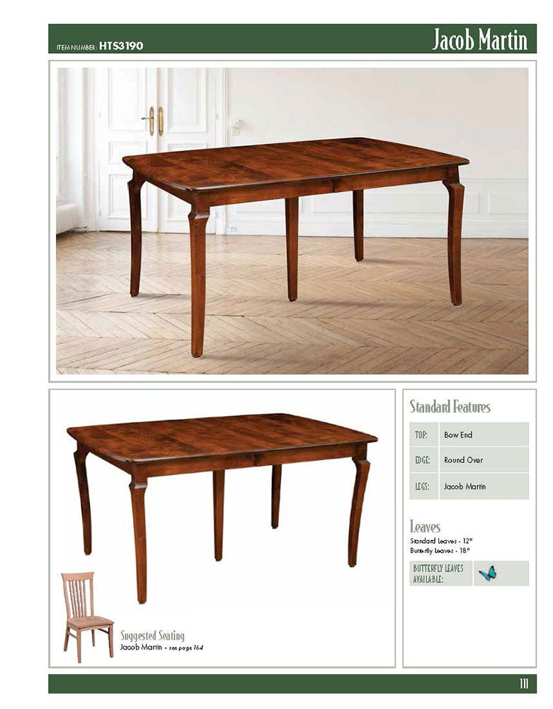 Jacob Martin Leg Table