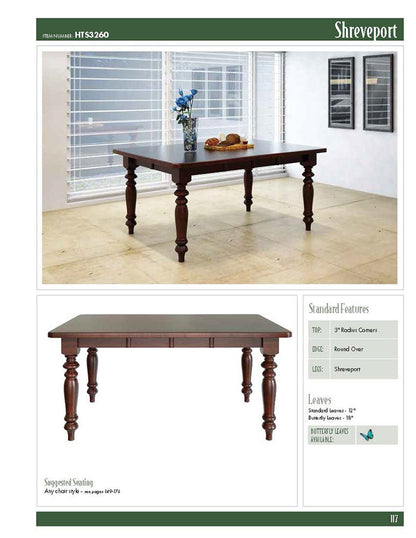 Shreveport Leg Table