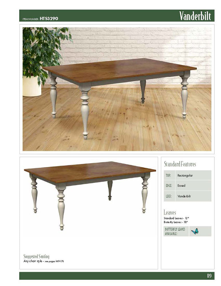 Vanderbilt Leg Table