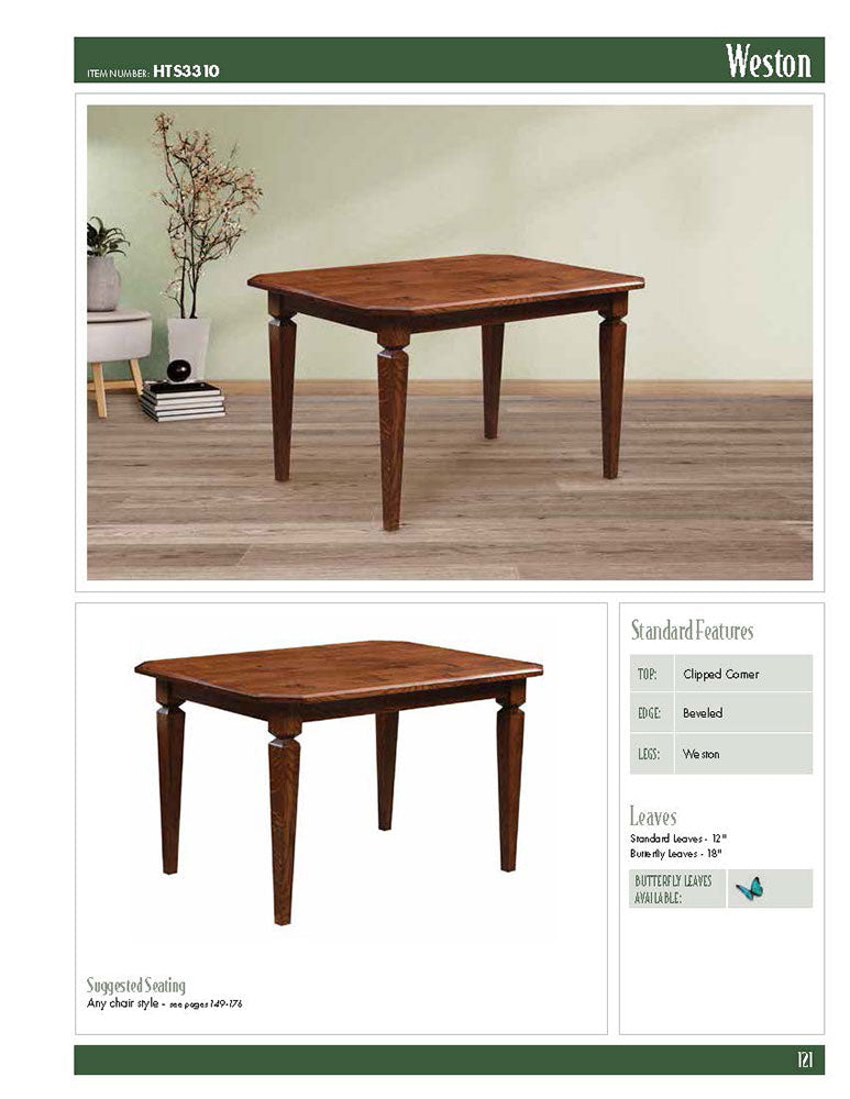 Weston Leg Table