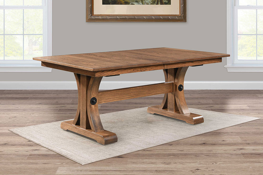 Oagley Double Pedestal Table