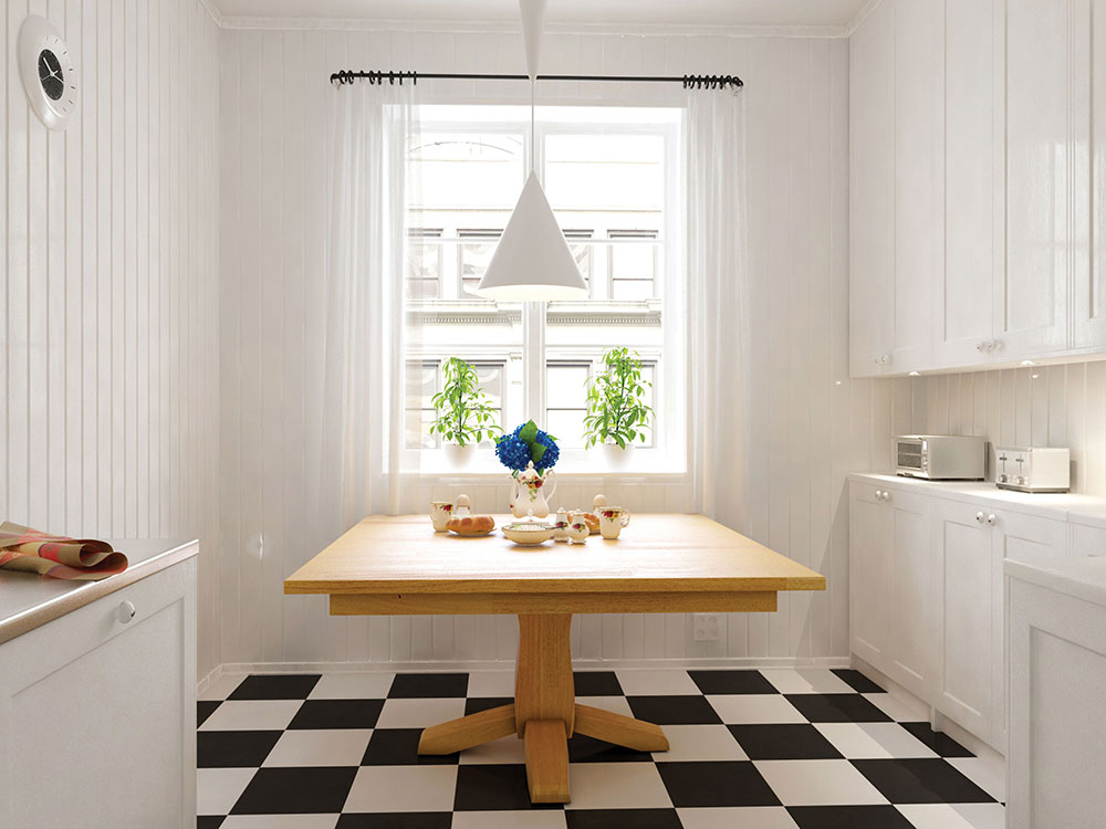 Beveled Shaker Single Pedestal Table