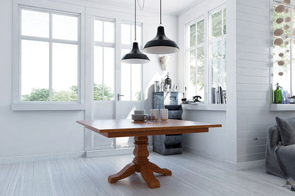 Square Tulip Single Pedestal Table