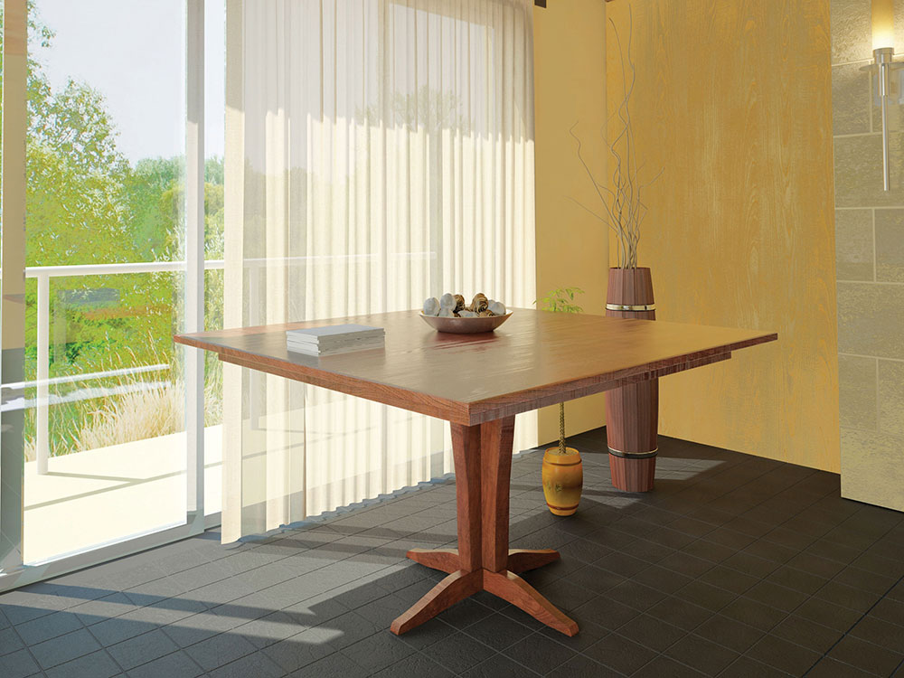Vintage Single Pedestal Table
