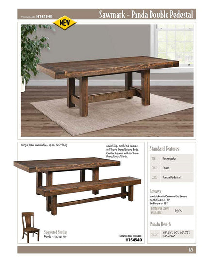Sawmark - Panda Double Pedestal
