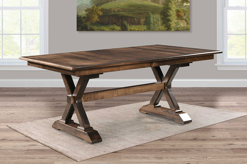 York Double Pedestal Table