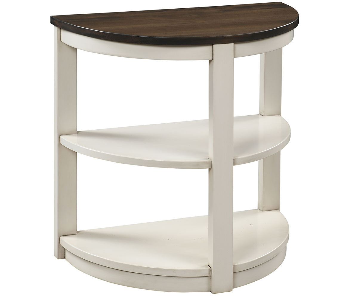 Bookshelf Demilune – 24"W