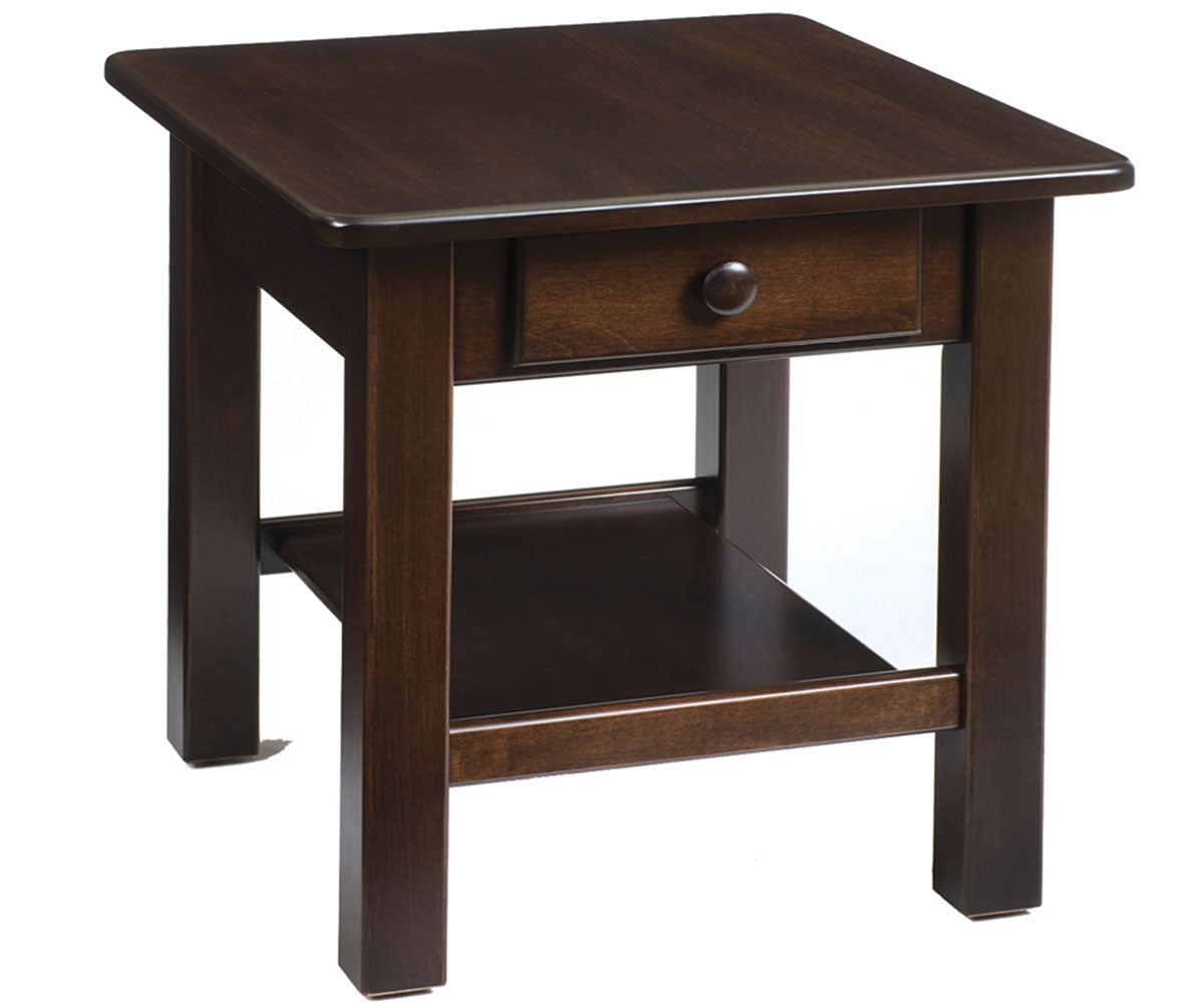 Contemporary End Table– 22"W