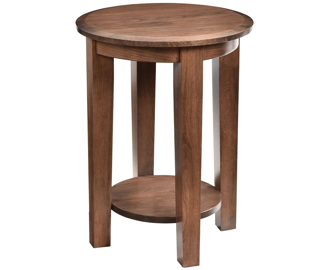 Deluxe Shaker 18" Round End Table