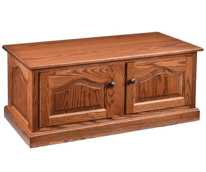 Raised Panel Enclosed Cocktail Table – 42"W