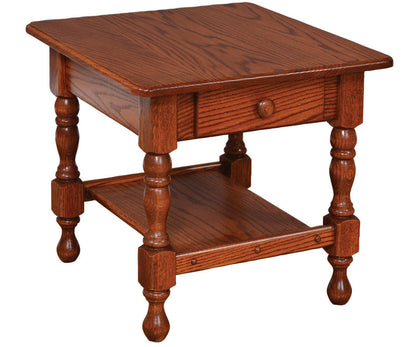 Traditional End Table – 22"W