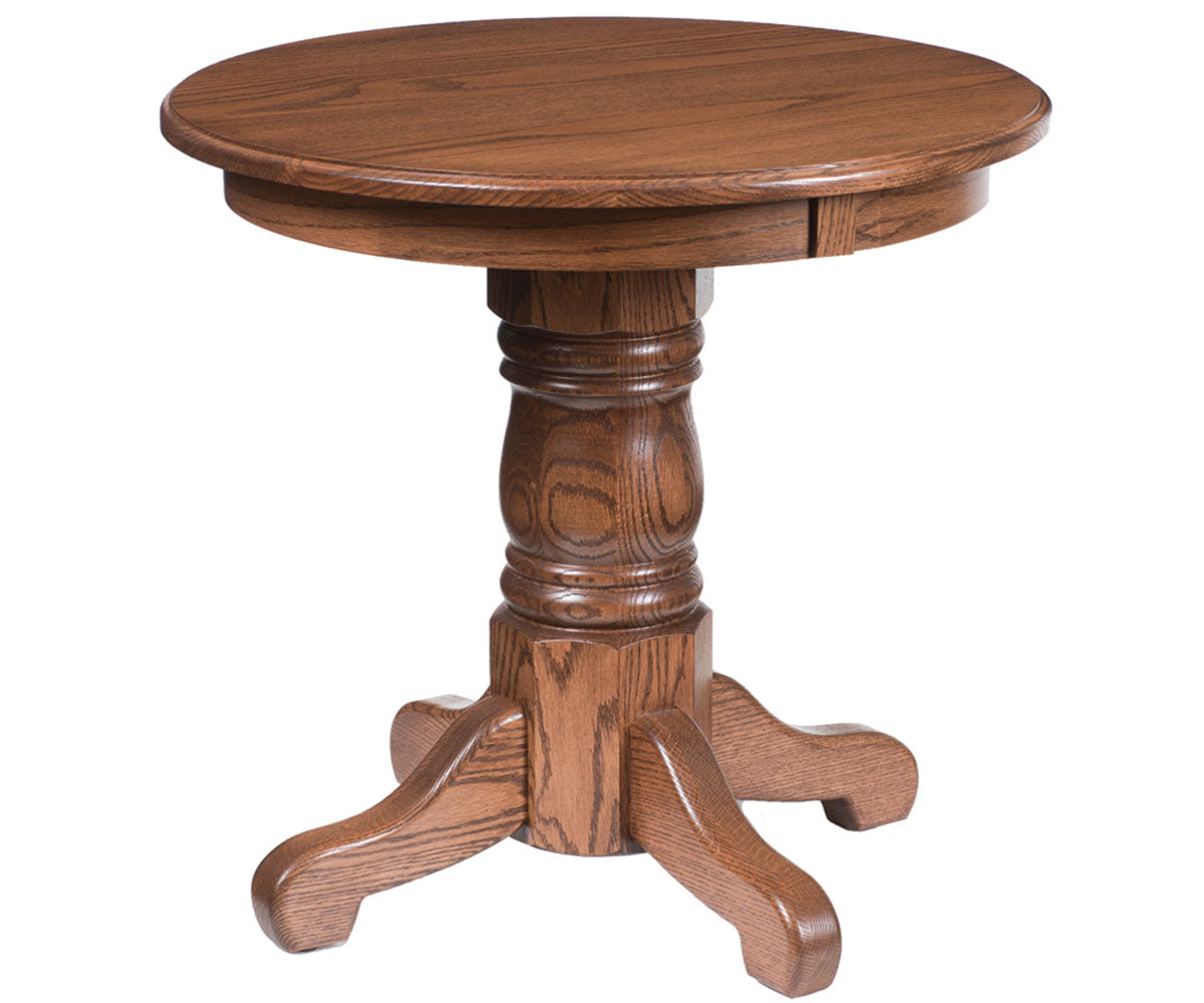 Country 24"Round End Table
