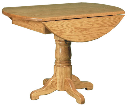 Solid Top & Drop Leaf 42" Round Drop-Leaf Table