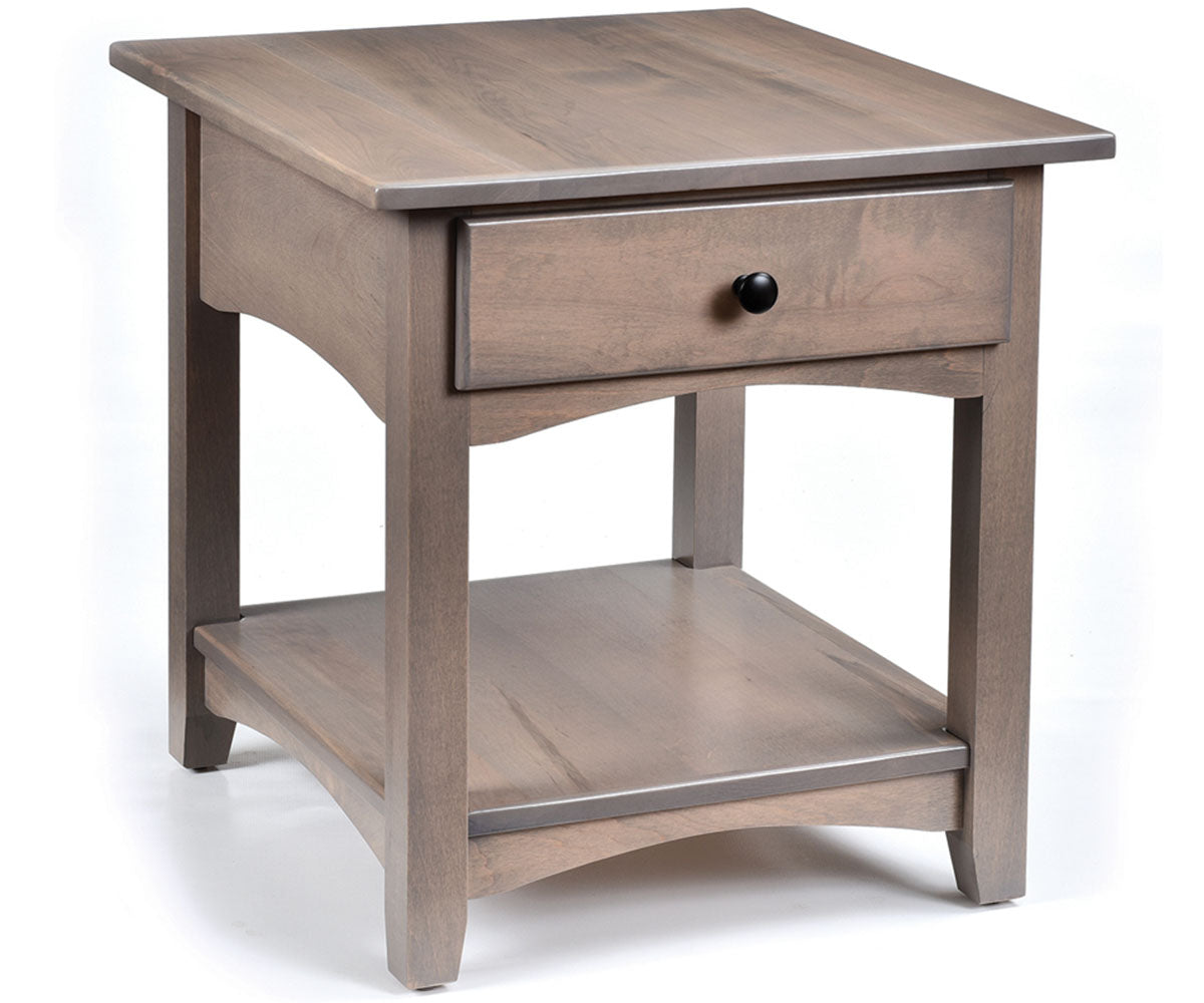 Modern Shaker End Table – 22"W