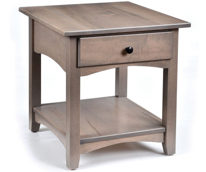 Modern Shaker End Table – 22"W
