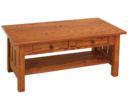 Canted Mission Cocktail Table – 42"W