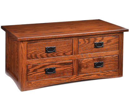 Enclosed Mission Cocktail Table – 42"W