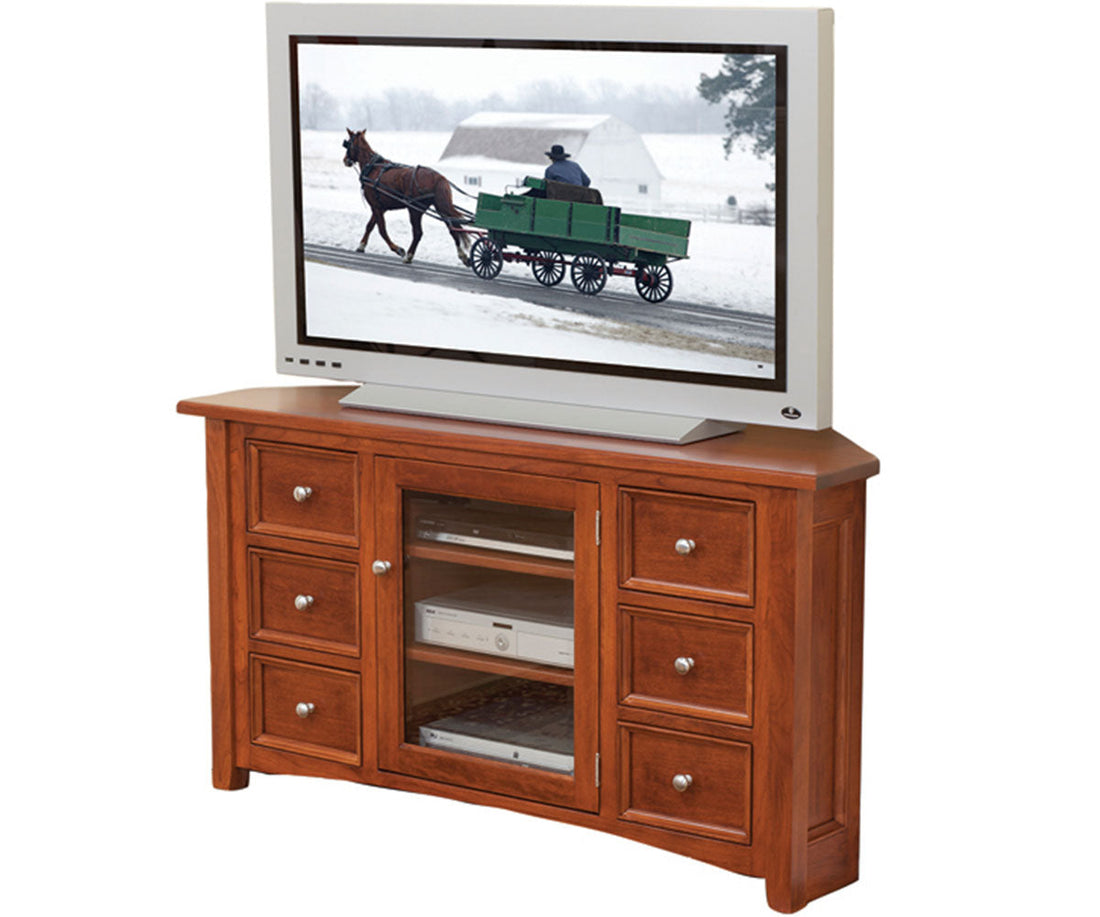 Garnet Hill 56" Corner Media Console