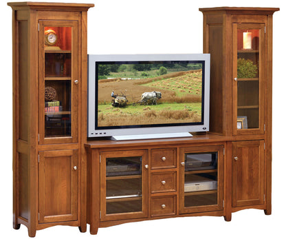 Garnet Hill Wall Unit - Center and Bookcases