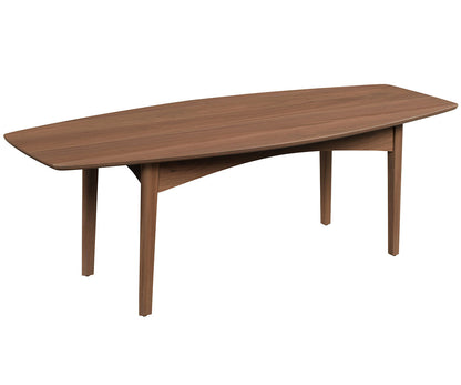 Lodi Rectangular Bowed Cocktail Table – 58"W