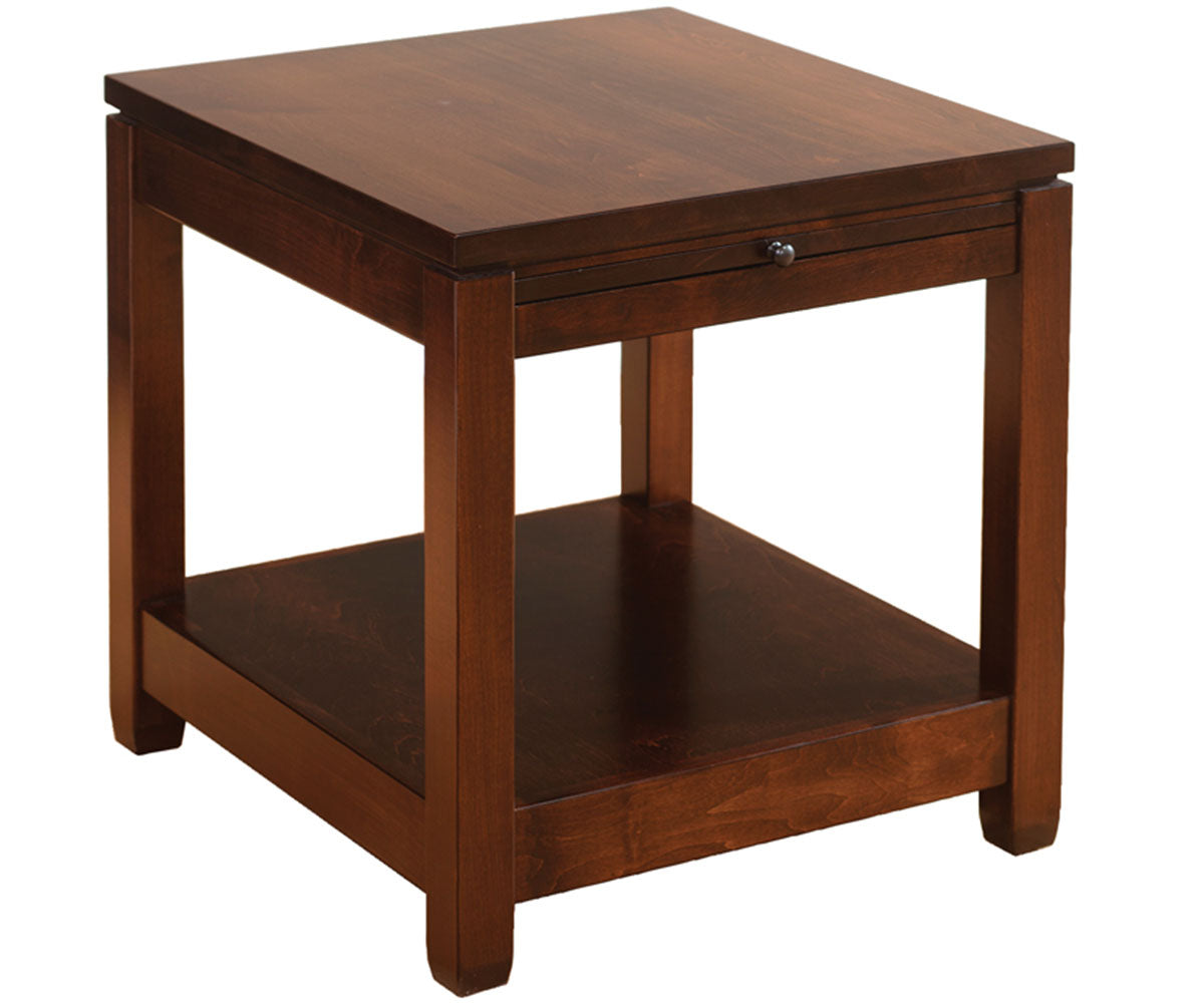 Antigo End Table with Pull-out