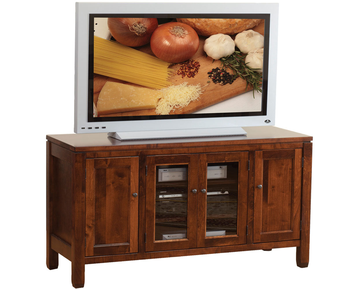 Antigo 56" Media Console With Glass Doors