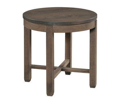 Antigo X 24" Round End Table