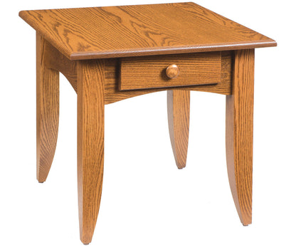 Modern Mission End Table – 22"W