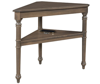 Magnolia Triangle Side Table – 33"W