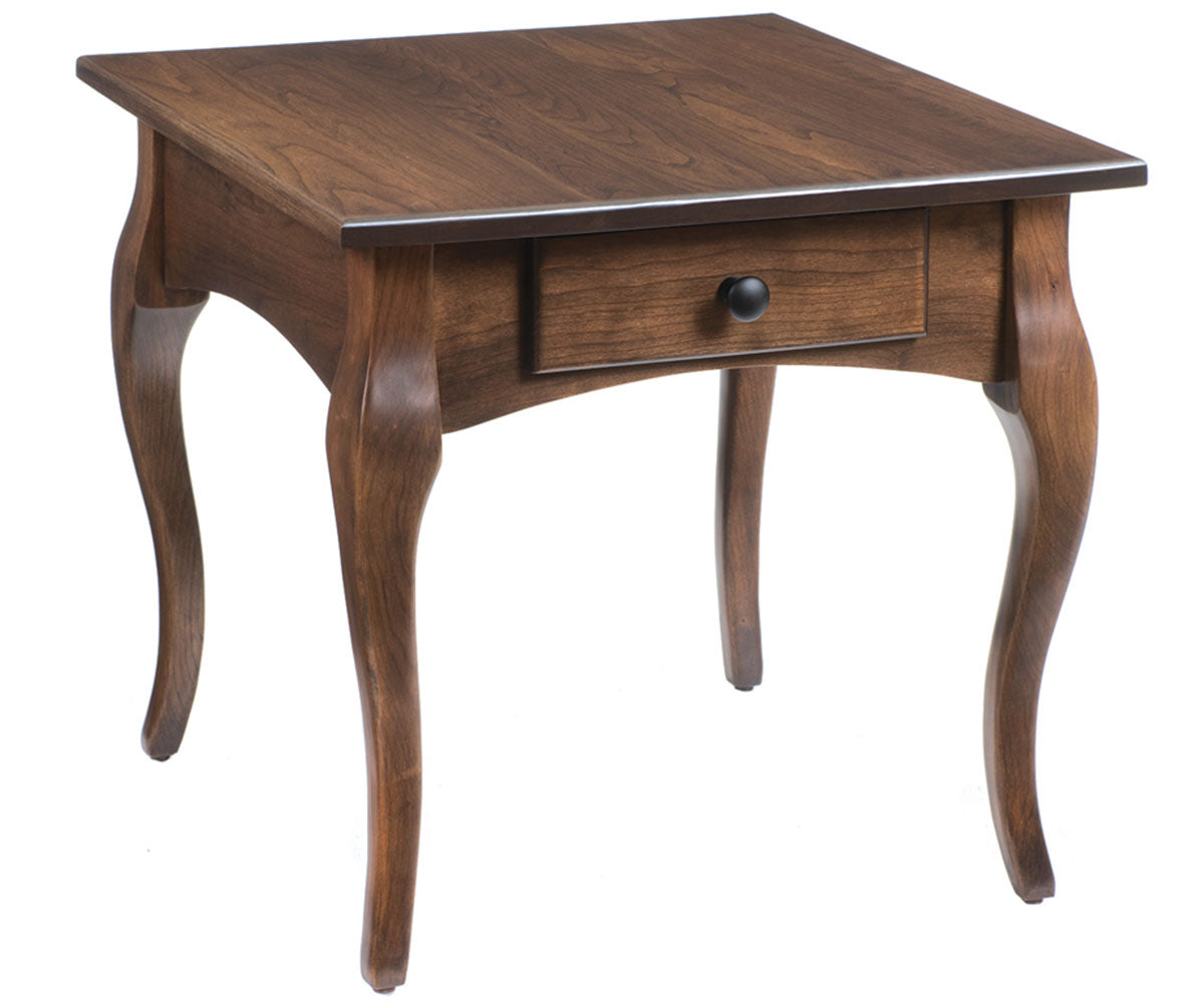 French Country End Table – 22"W