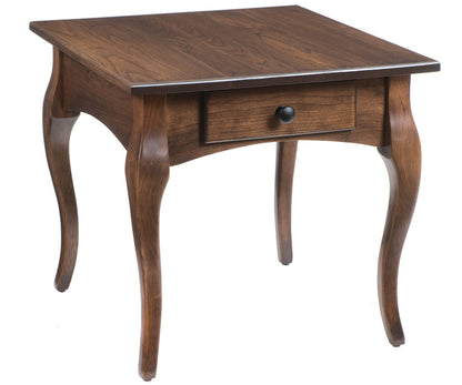 French Country End Table – 22"W