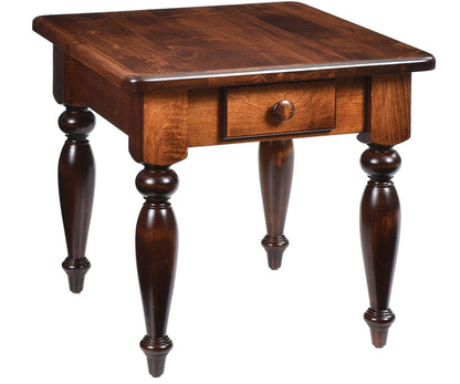 Farmhouse End Table – 22"W
