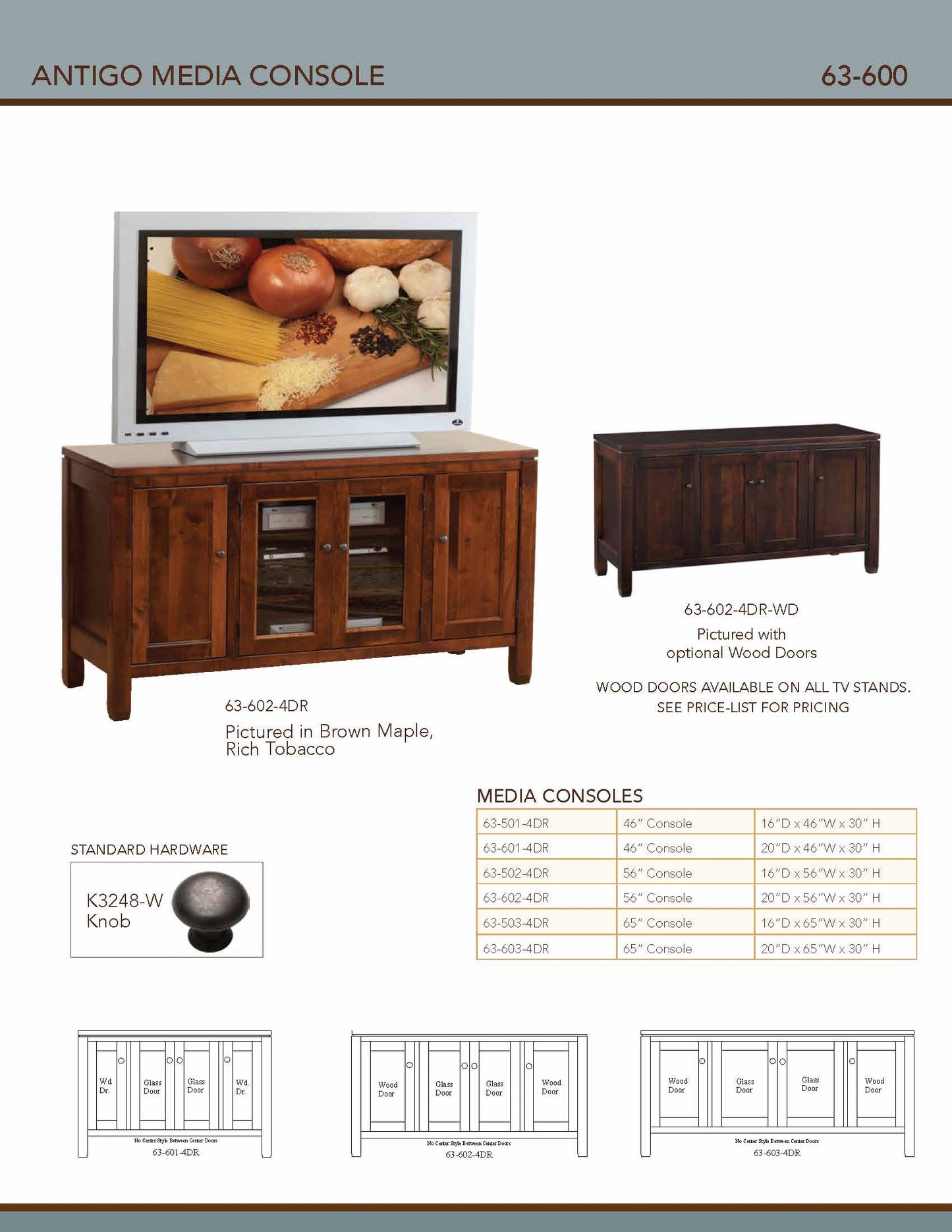 Antigo 633 56" Media Console