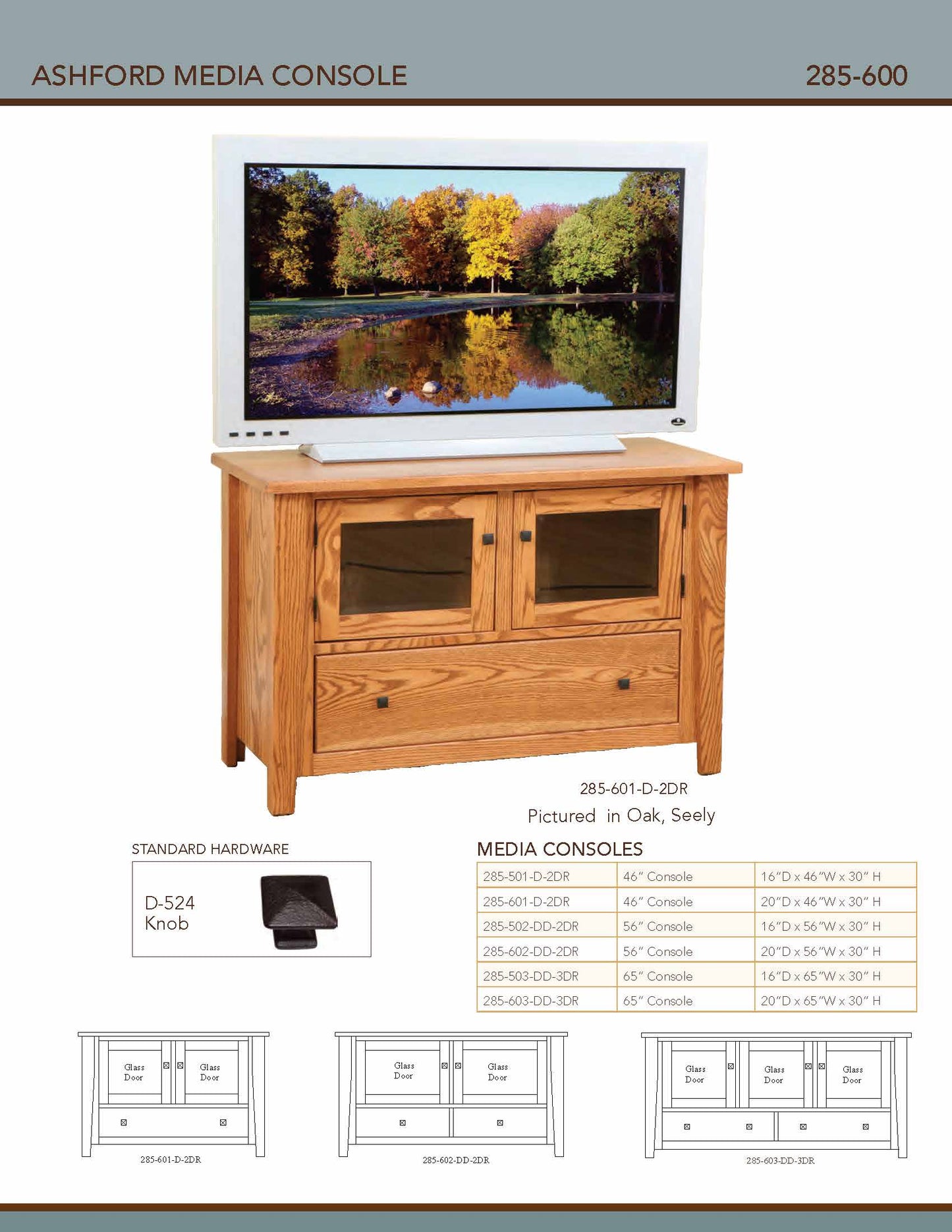 Ashford 46" Media Console