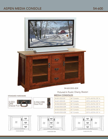 Aspen 56" Media Console