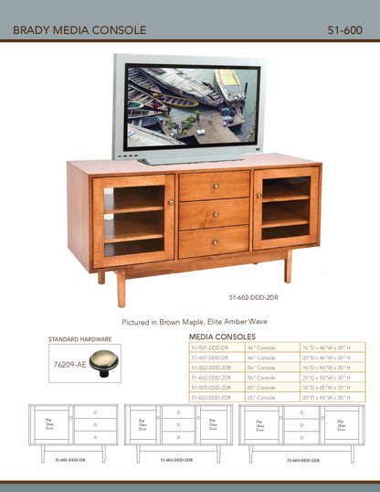Brady 56" Media Console