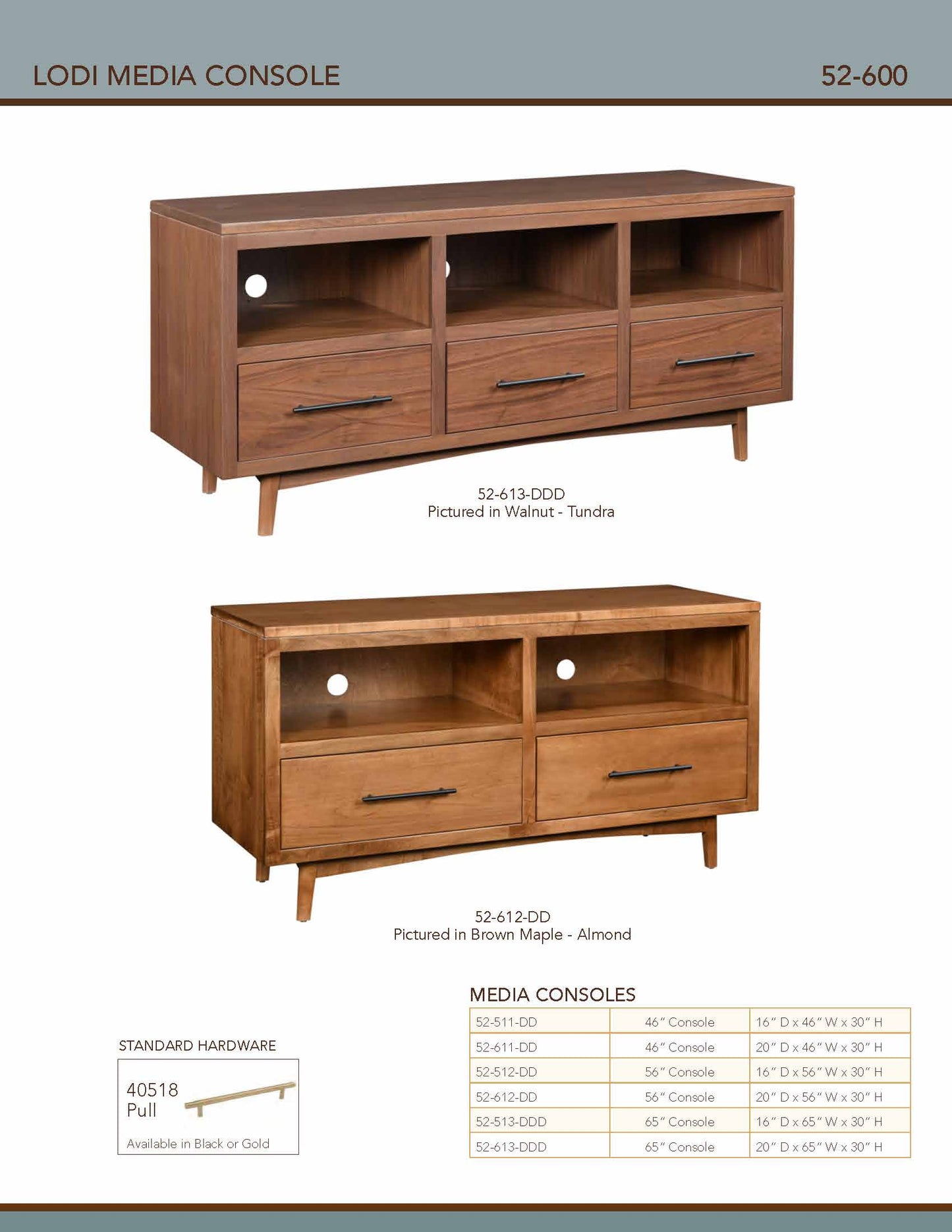Lodi 56" Media Console
