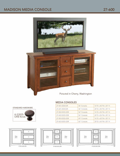 Madison 56" Media Console
