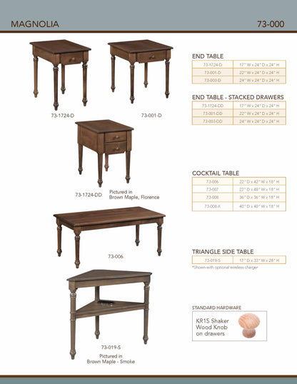 Magnolia Sofa Table – 42"W