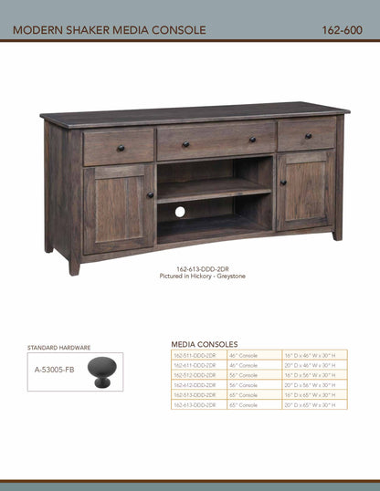 Modern Shaker 65" Media Console