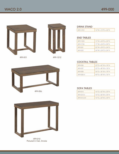 Waco Sofa Table – 42"W