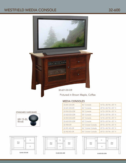 Westfield 46" Media Console