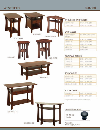 Westfield Foyer Table – 42"W