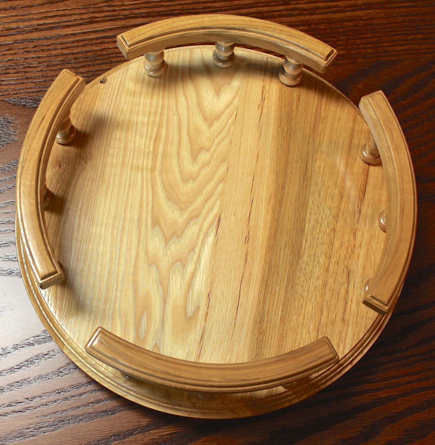 Lazy Susan With Rail