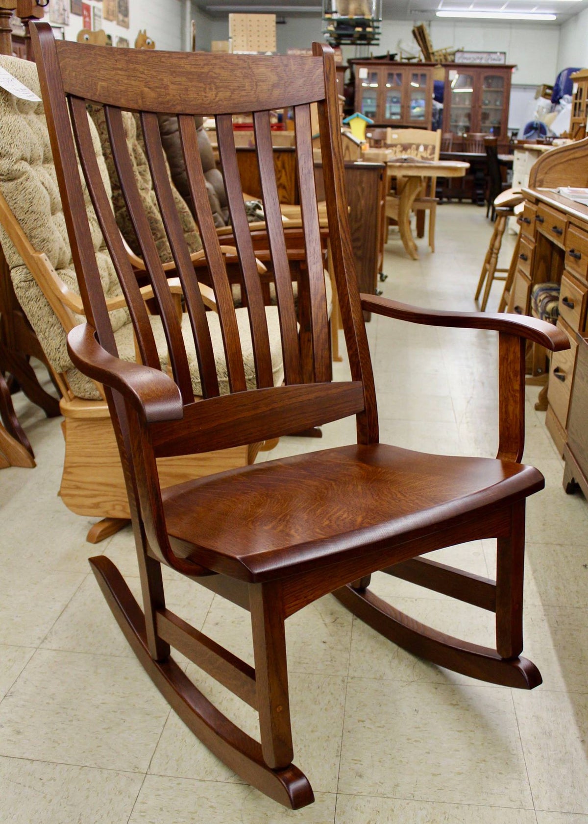 High Back Rocker 3 - Amish Traditions