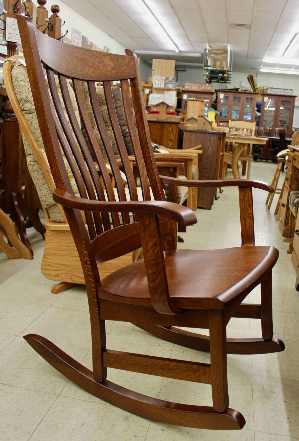 High Back Rocker 3 - Amish Traditions