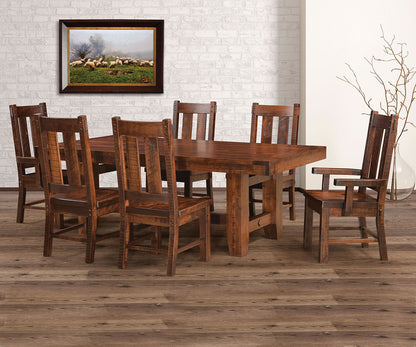 Houston Saw-Marked Farmhouse Table