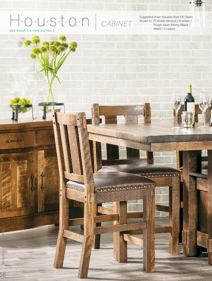 Houston Pub Cabinet Table
